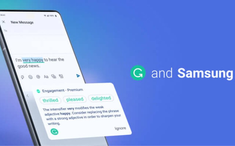 Grammarly починає працювати з Samsung